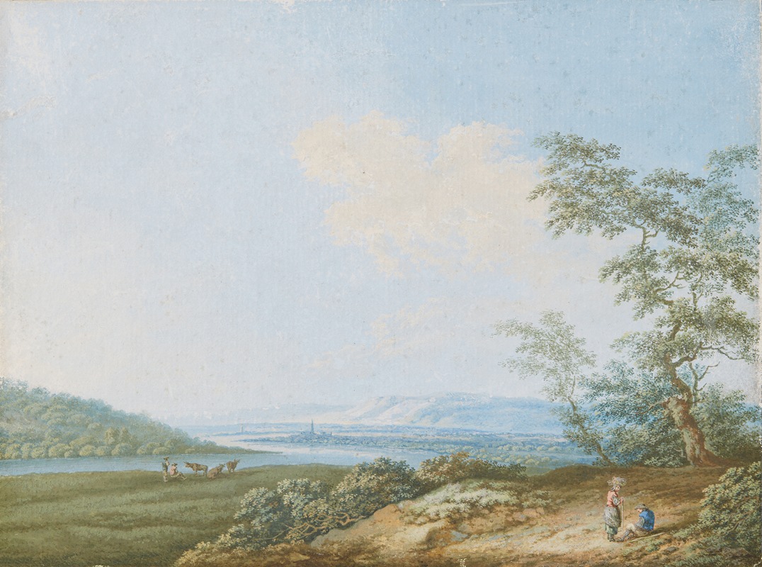 Carl Ludwig Hackert - Paysage avec une rivière