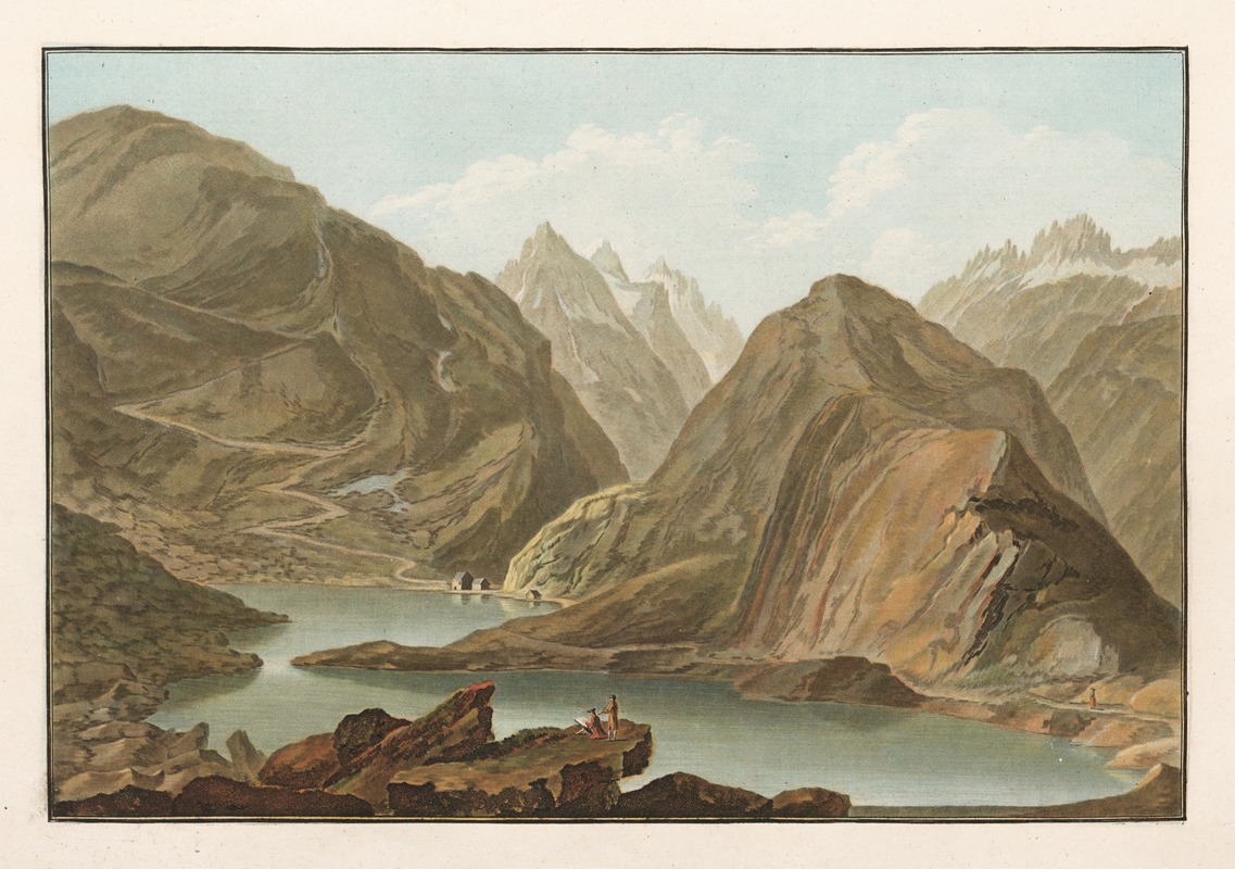 Caspar Wolf - L’Hôpital sur le Grimsel dans le Canton de Berne