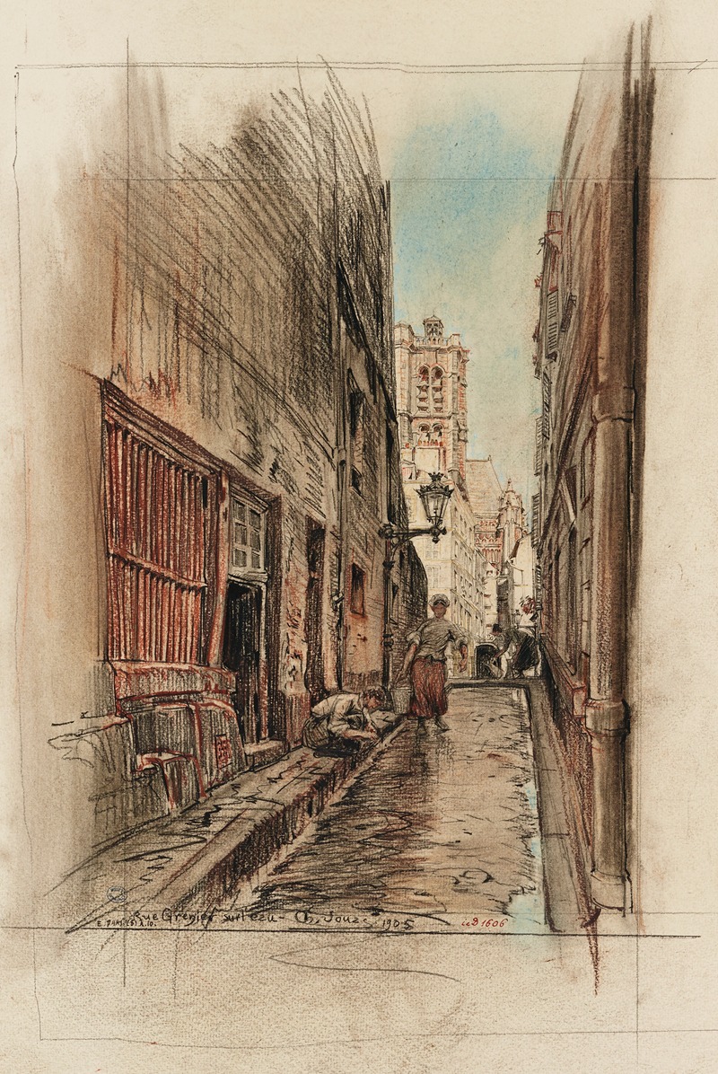 Charles Jouas - Rue Grenier sur l’Eau