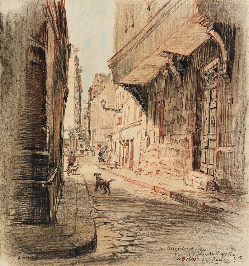 Charles Jouas - Rue Grenier sur l’Eau