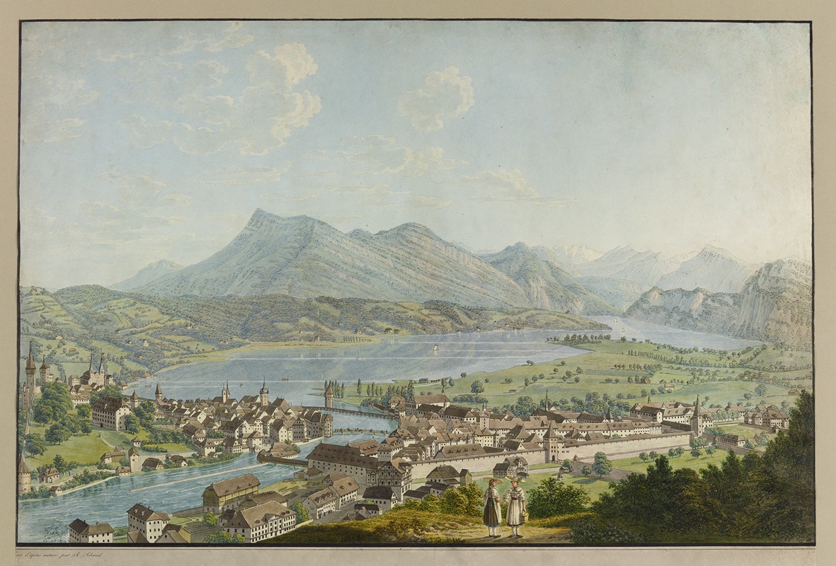 David Alois Schmid - Luzern, von Westen