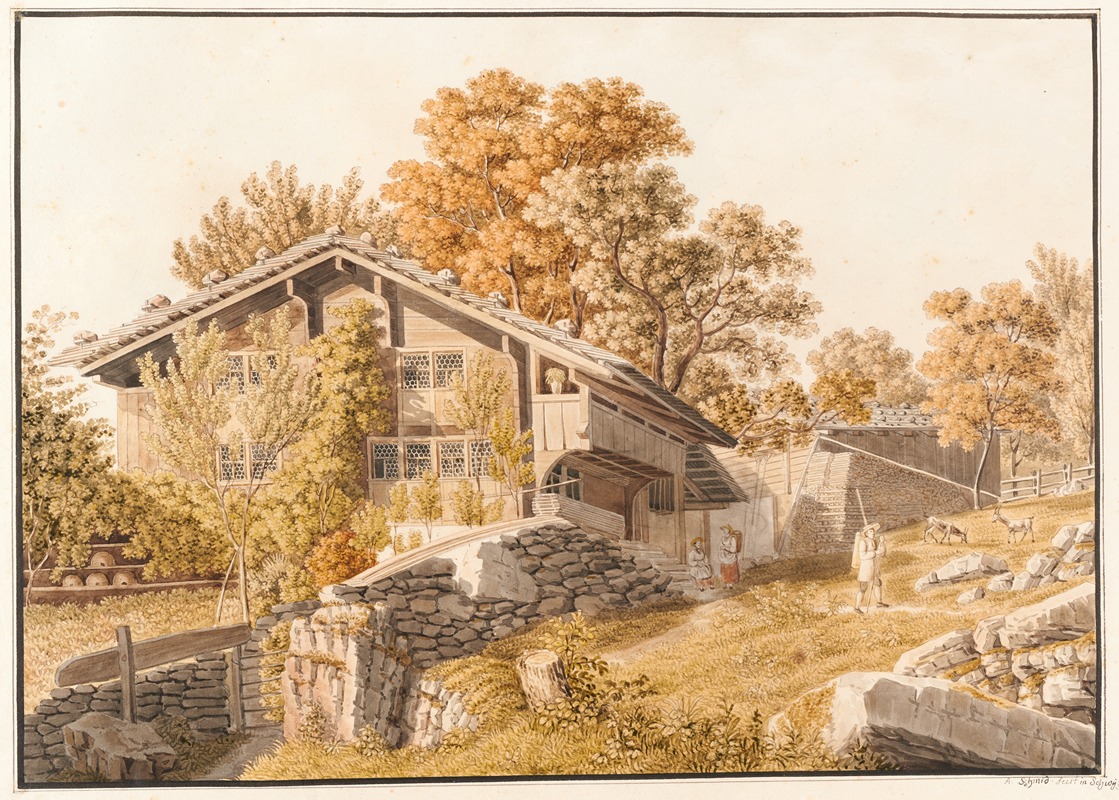 David Alois Schmid - Urner Bauernhaus