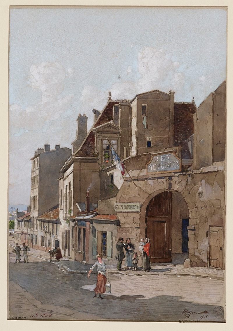 Fédor Hoffbauer - Ancienne maison du censier, du couvent des Bonshommes, 9, rue Beethoven, 16ème arrondissement