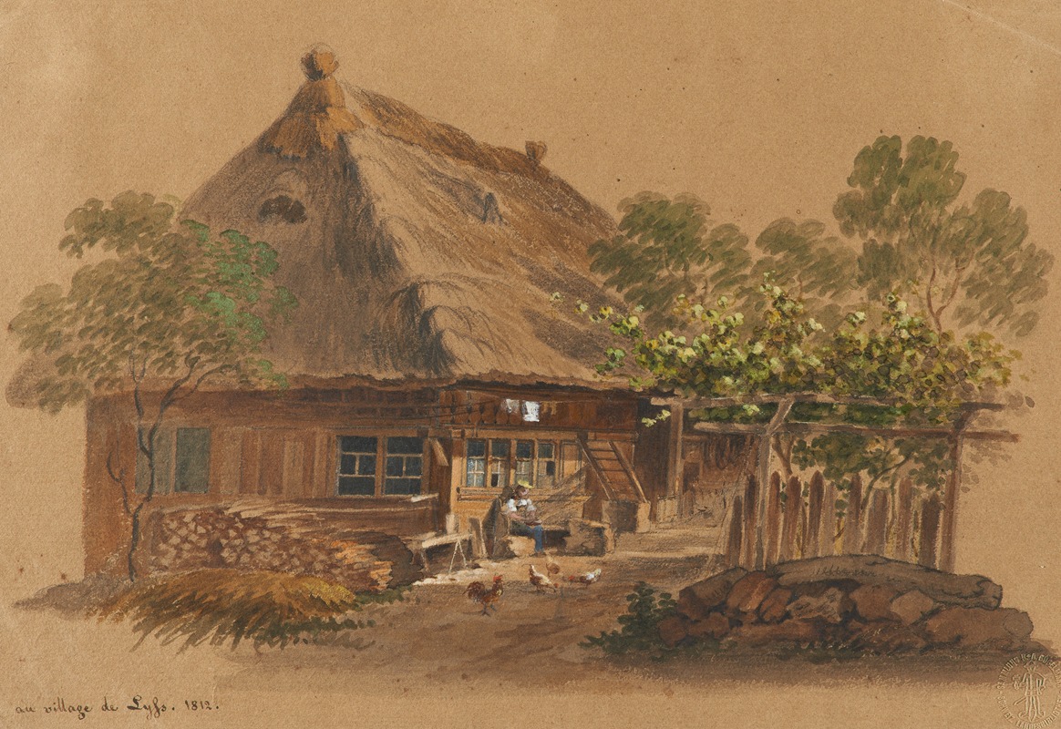 Franz Niklaus König - Au village de Lyss