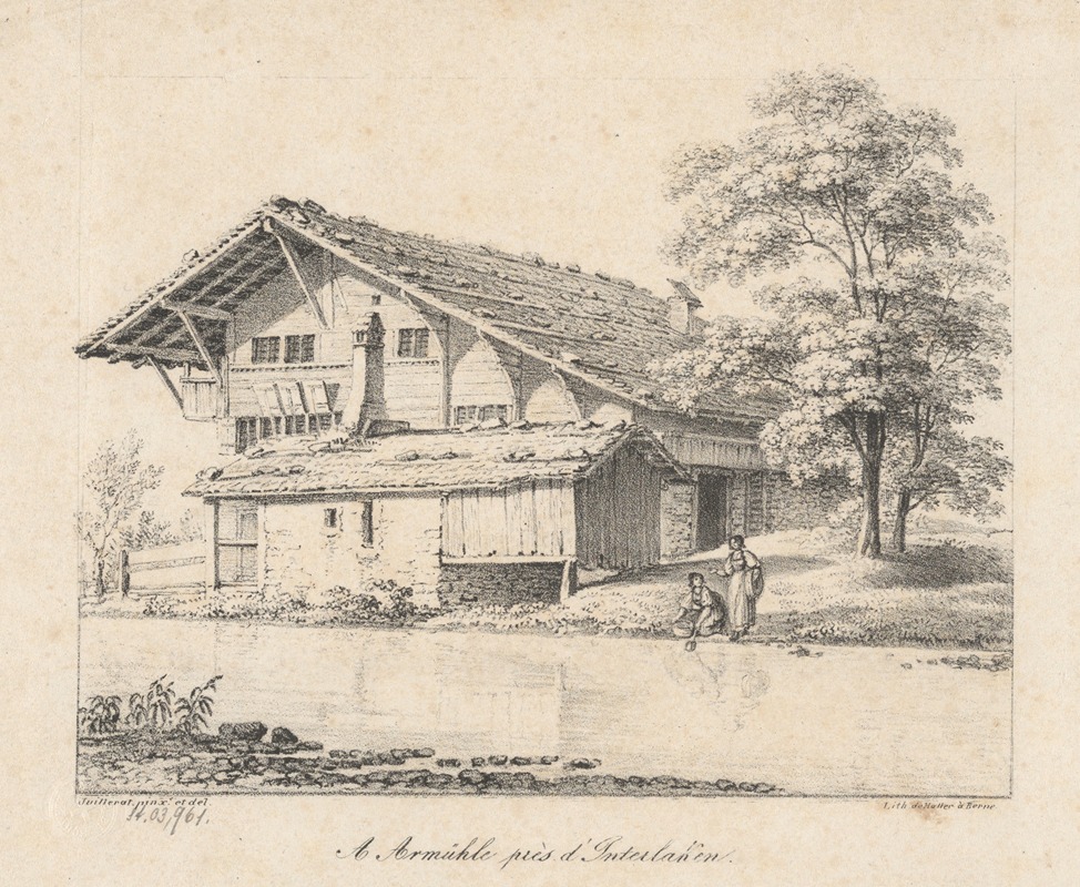 Jacques Henri Juillerat - A Armühle près d’Interlaken