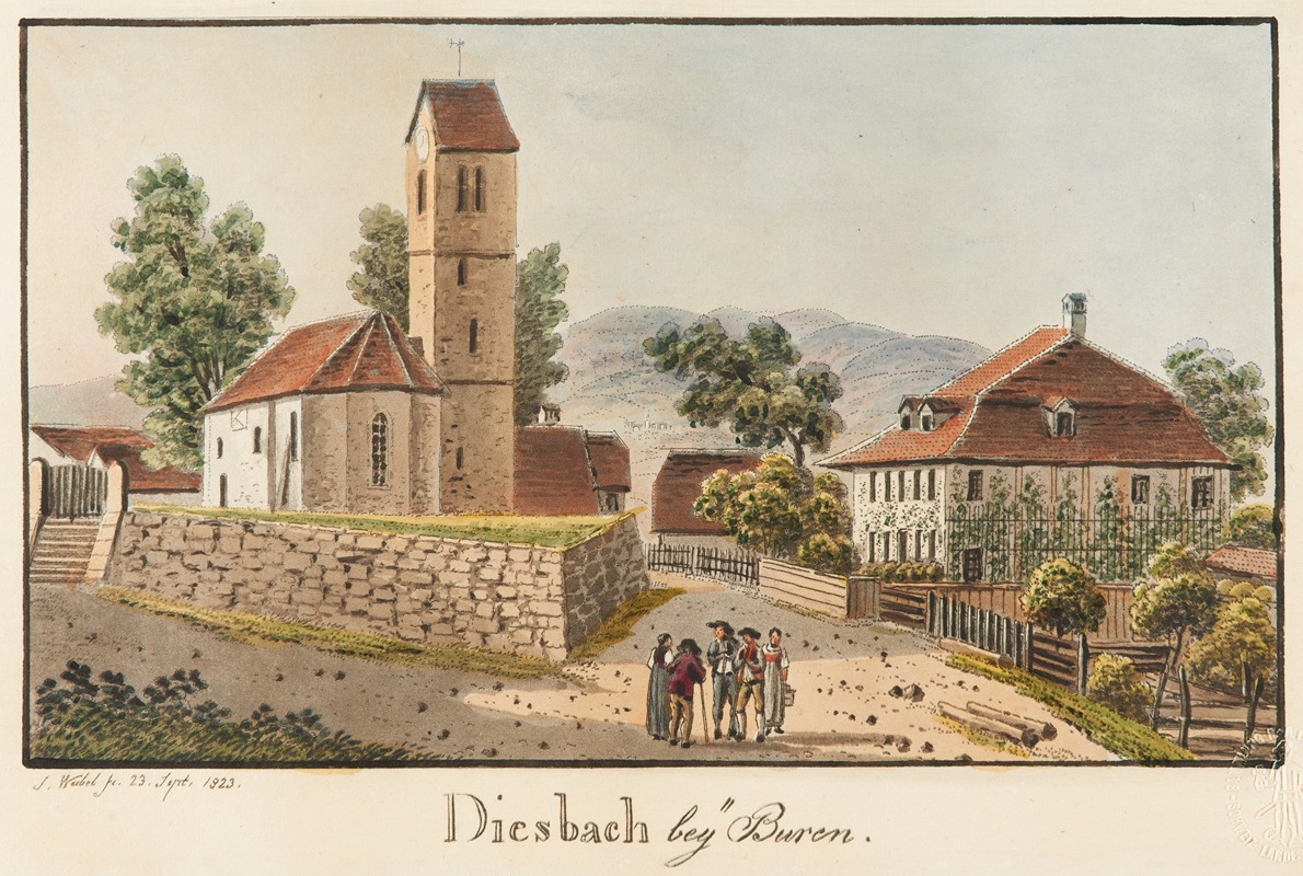 Jakob Samuel Weibel - Diesbach bey Buren