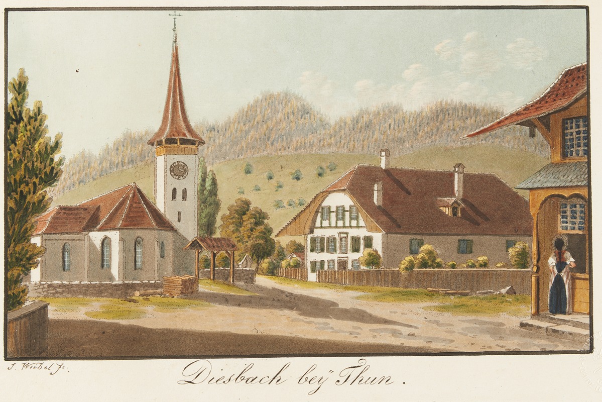 Jakob Samuel Weibel - Diesbach bey Thun