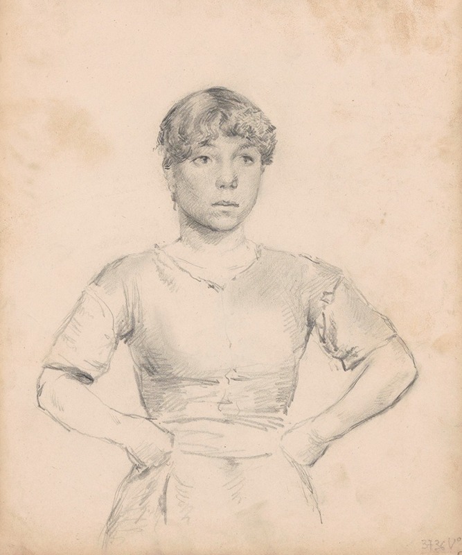 Jan Willem Rosier - Portrait of a Woman