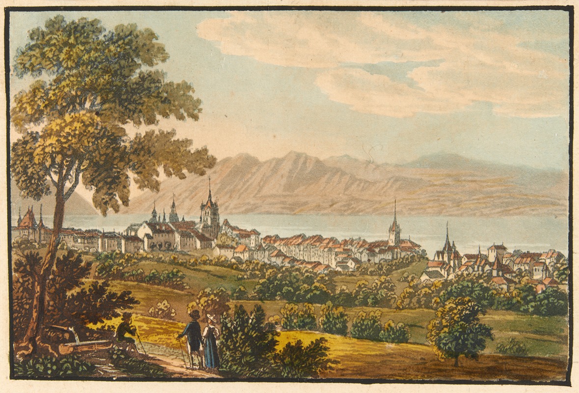 Jakob Samuel Weibel - Lausanne Ville capitale du Canton de Vaud