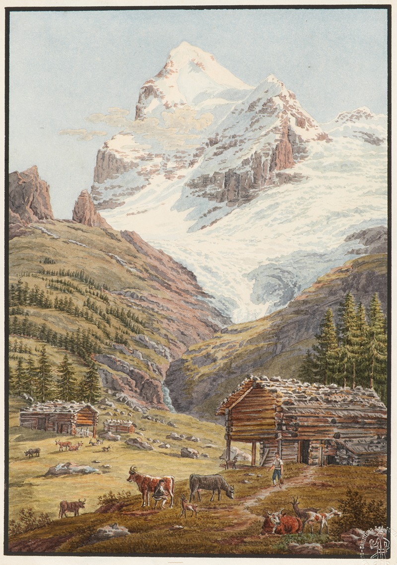 Jakob Samuel Weibel - Le Wetterhorn