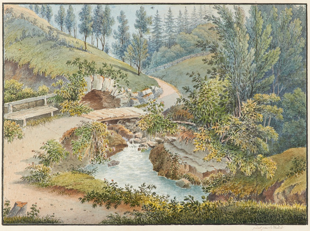 Jakob Samuel Weibel - près d’Interlaken, Rugen