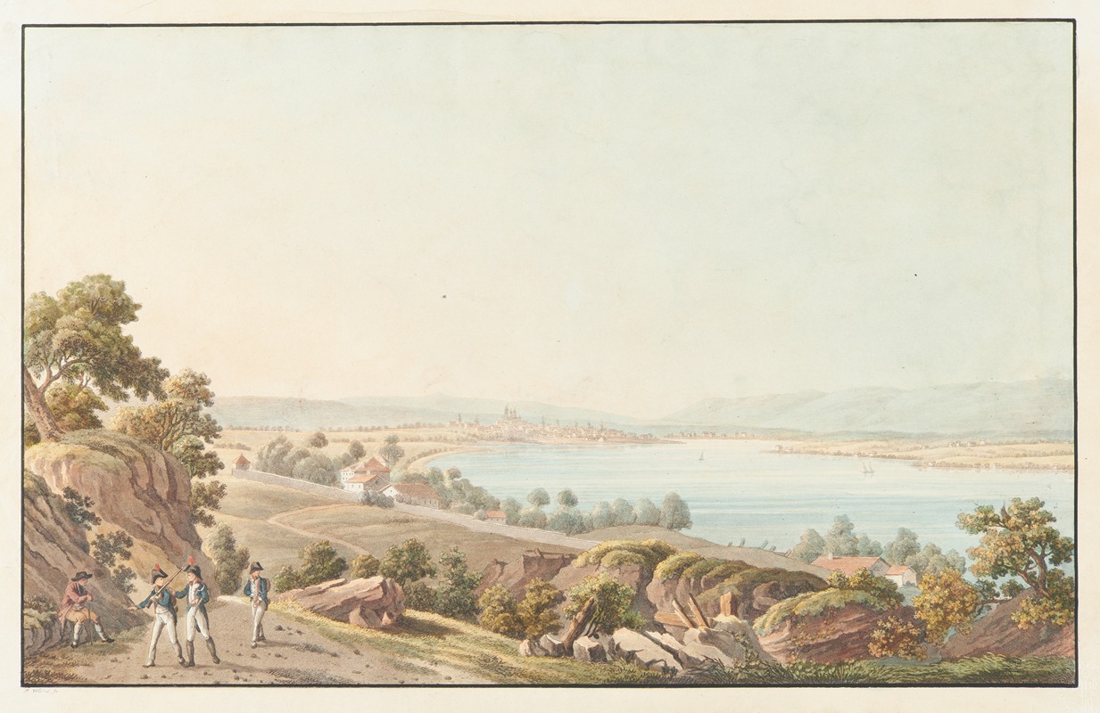 Jakob Samuel Weibel - Vue des environs de Geneve