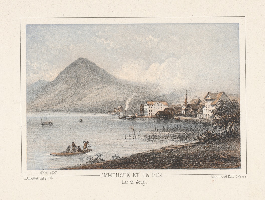 Jean Jacottet - Immensée et le Rigi Lac de Zoug