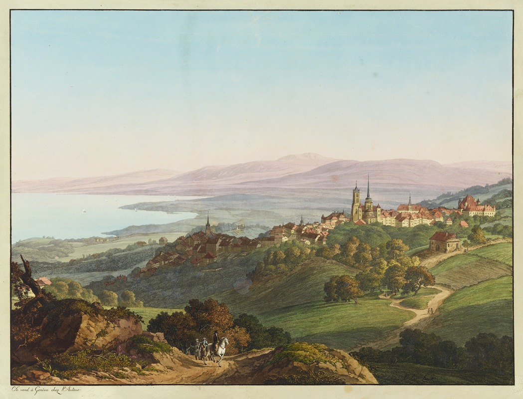 Jean-Antoine Linck - Vue de Lausanne