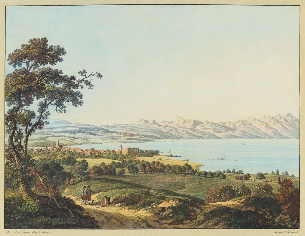 Jean-Antoine Linck - Vue de Morges