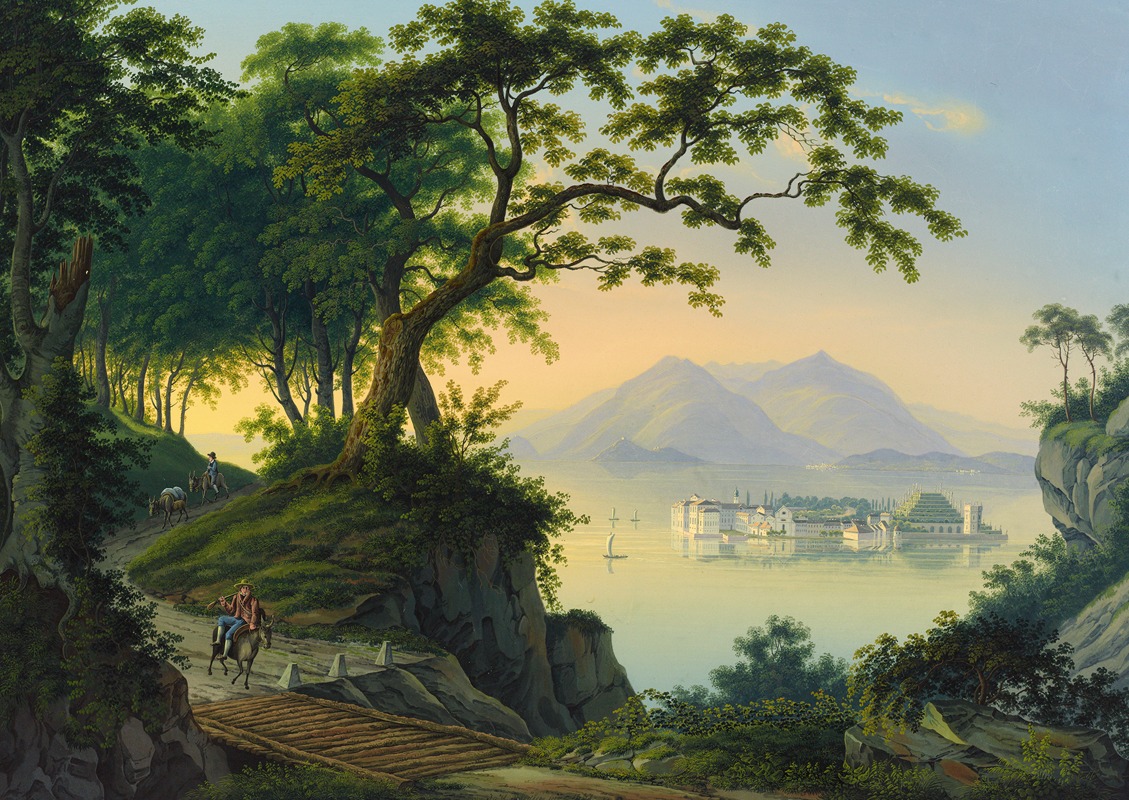 Johann Heinrich Bleuler the Younger - Isola Bella lago di Maggiore