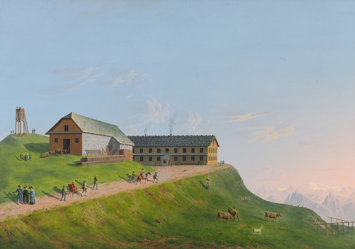 Johann Heinrich Bleuler the Younger - Rigi, Kulm