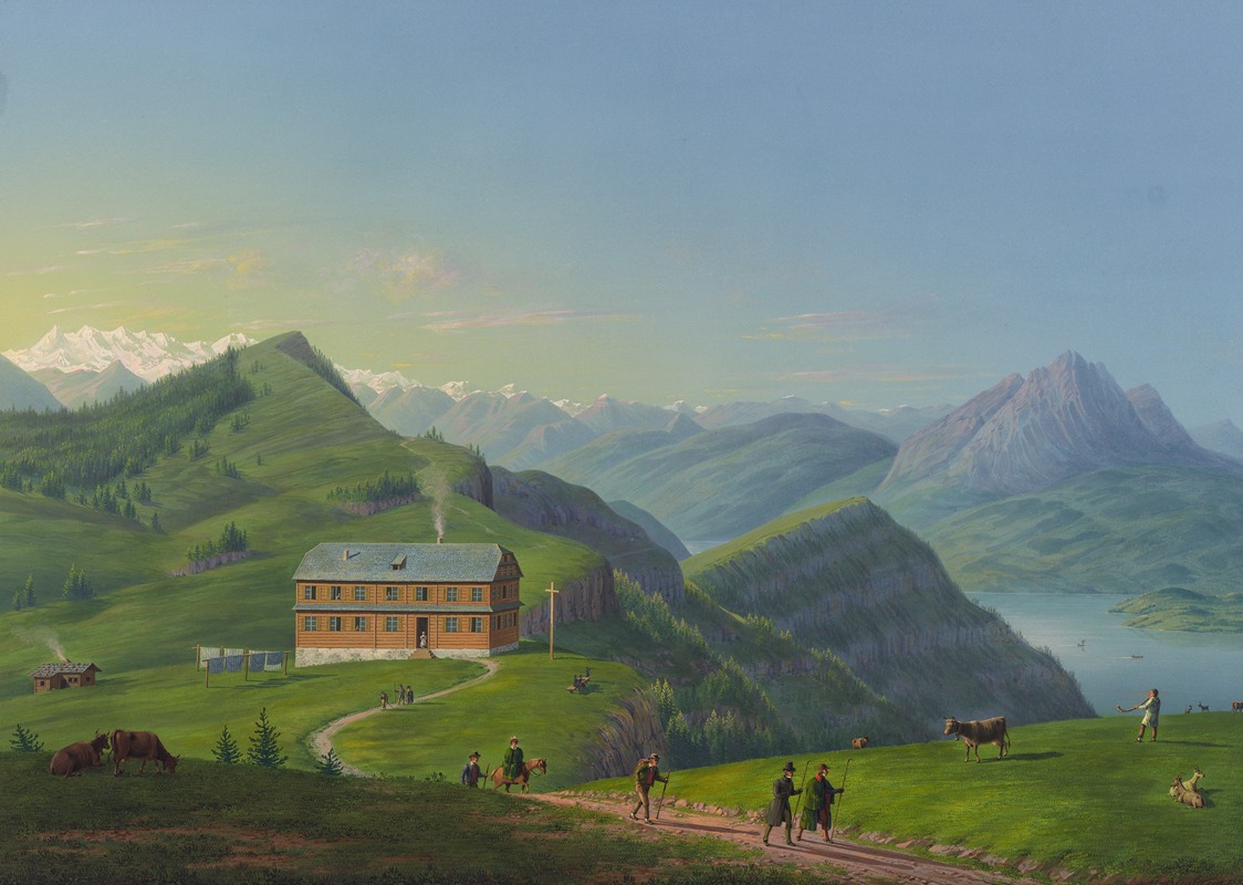 Johann Heinrich Bleuler the Younger - Rigi, Staffel