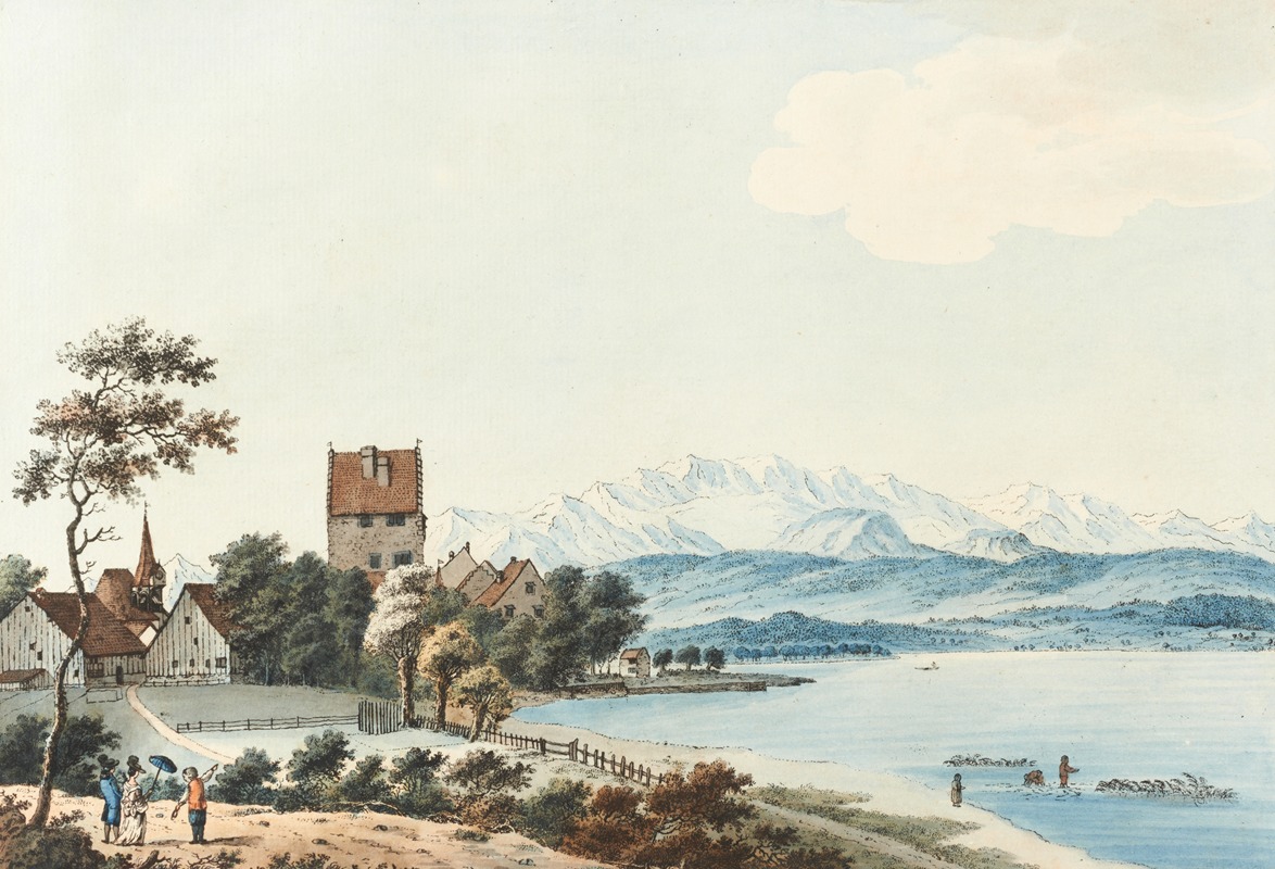 Johann Heinrich Bleuler - Greifensee, von Norden