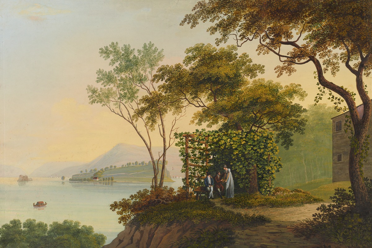 Johann Heinrich Bleuler - Petters-Insel auf dem Bielersee