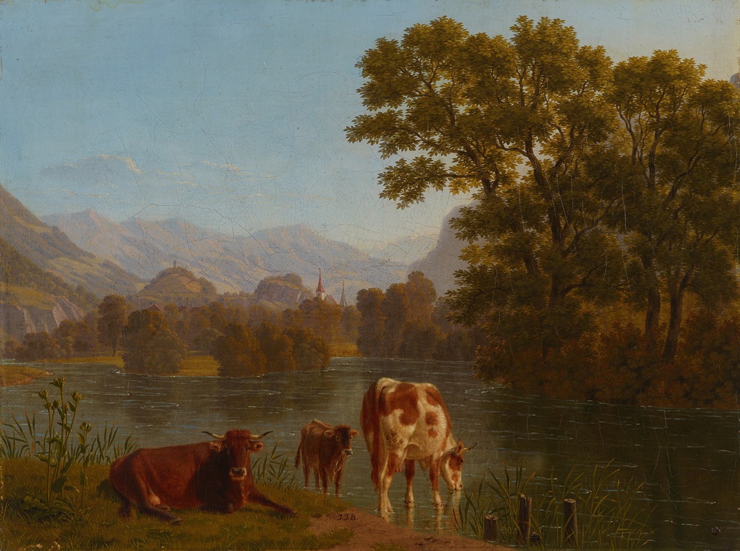 Johann Jakob Biedermann - Aarelandschaft