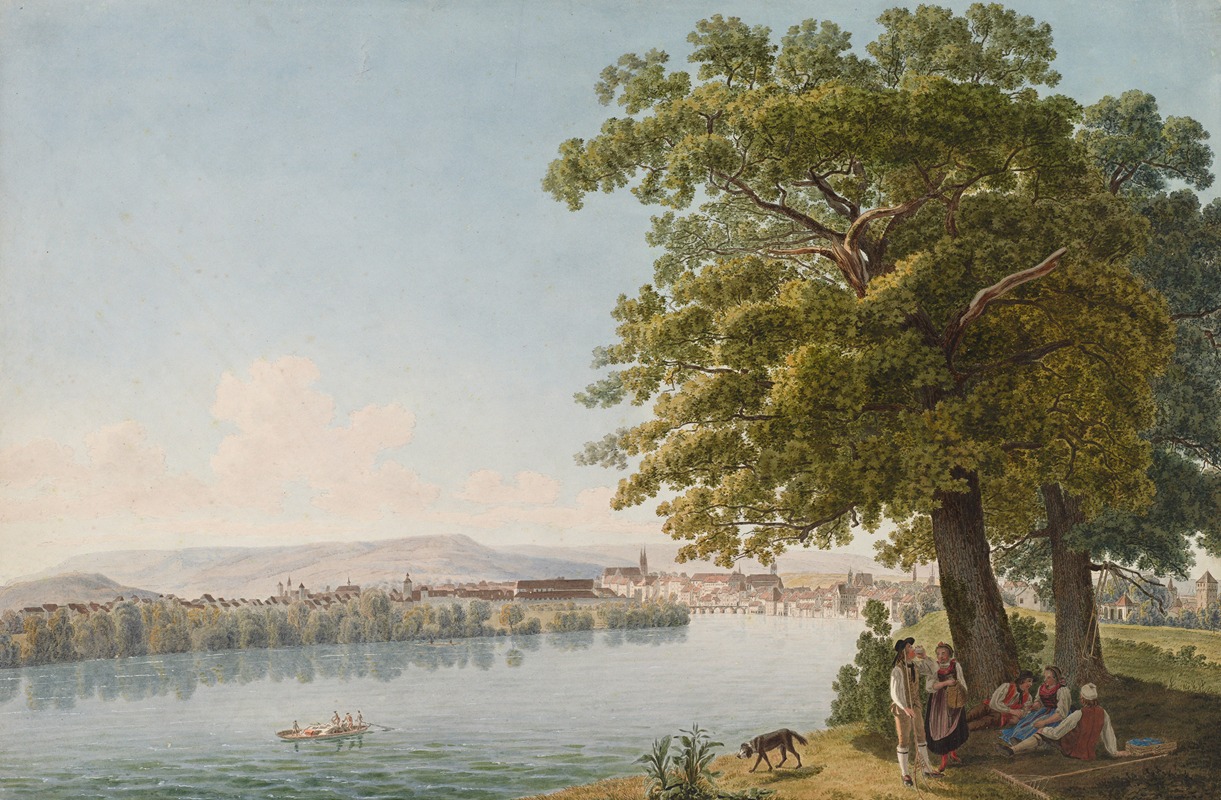 Johann Jakob Biedermann - Basel, von Norden