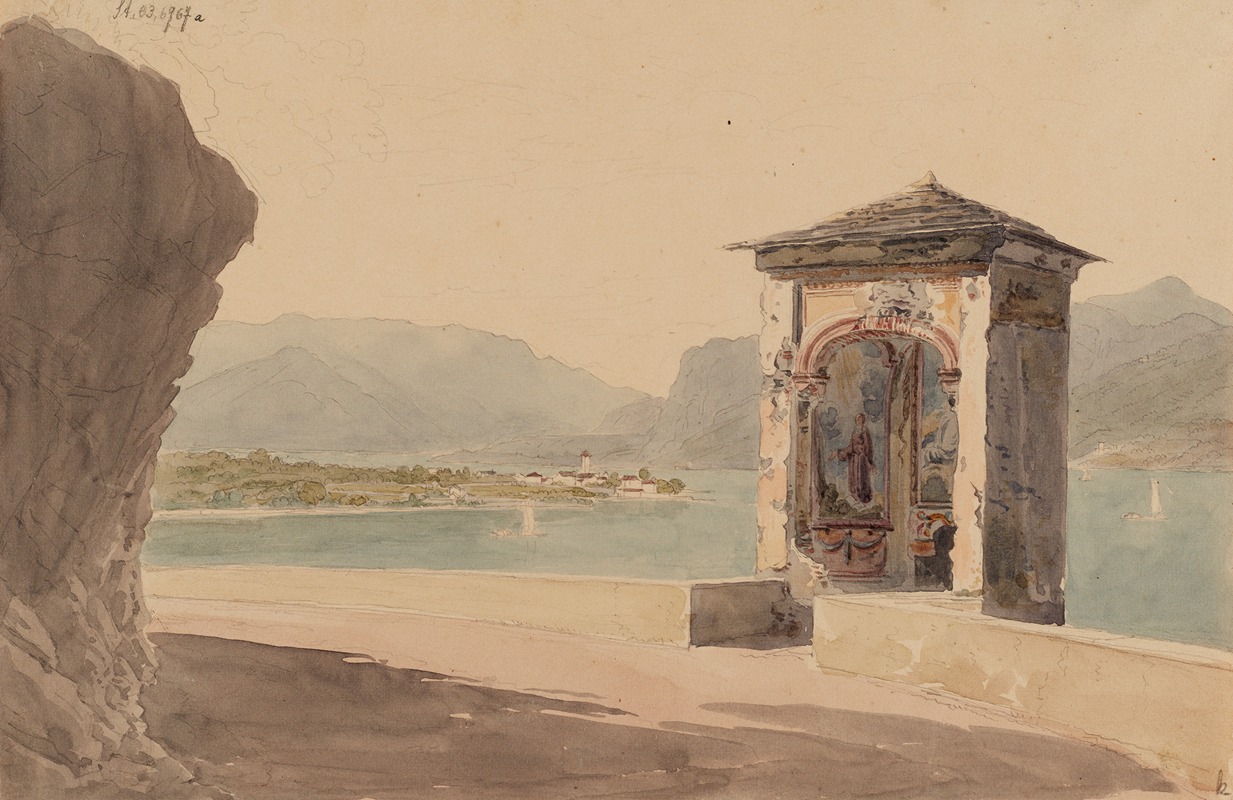 Johann Jakob Meyer - Cappella vicino Corenno Plinio