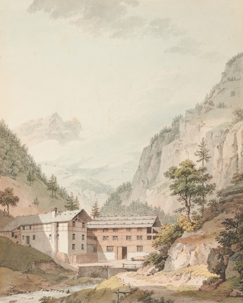 Johann Ludwig Aberli - Bad Weissenburg