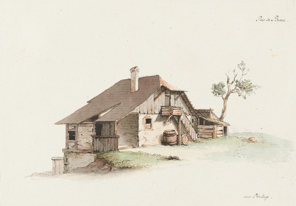 Johann Ludwig Aberli - Berner Bauernhaus