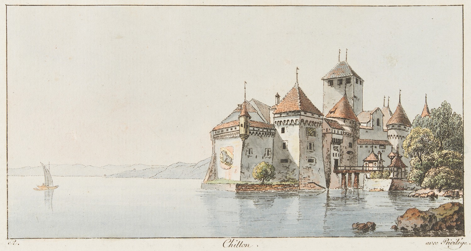 Johann Ludwig Aberli - Chillon