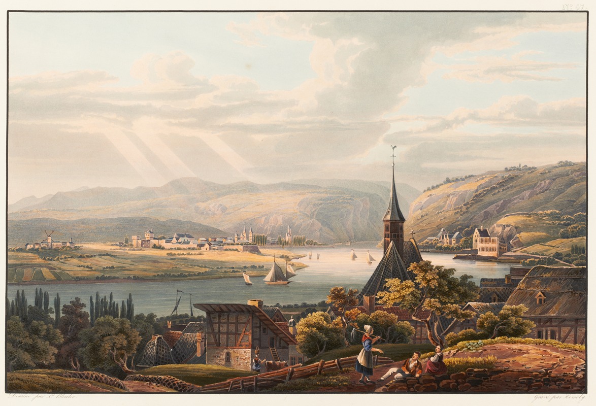 Johann Ludwig Bleuler - Vue de la ville d’Anderach