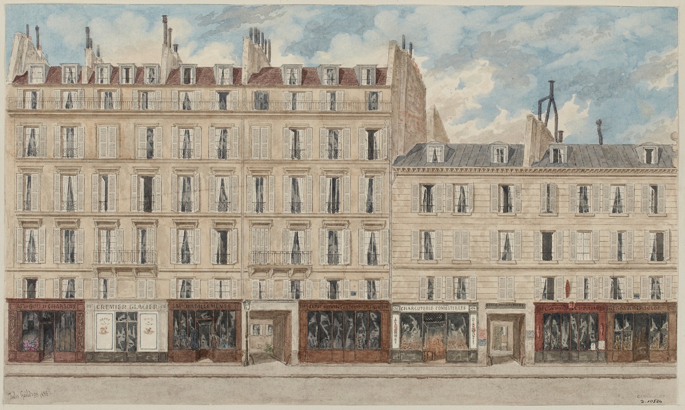 Jules Gaildrau - Numéros 126 et 128 de la rue Saint-Lazare, 8ème arrondissement