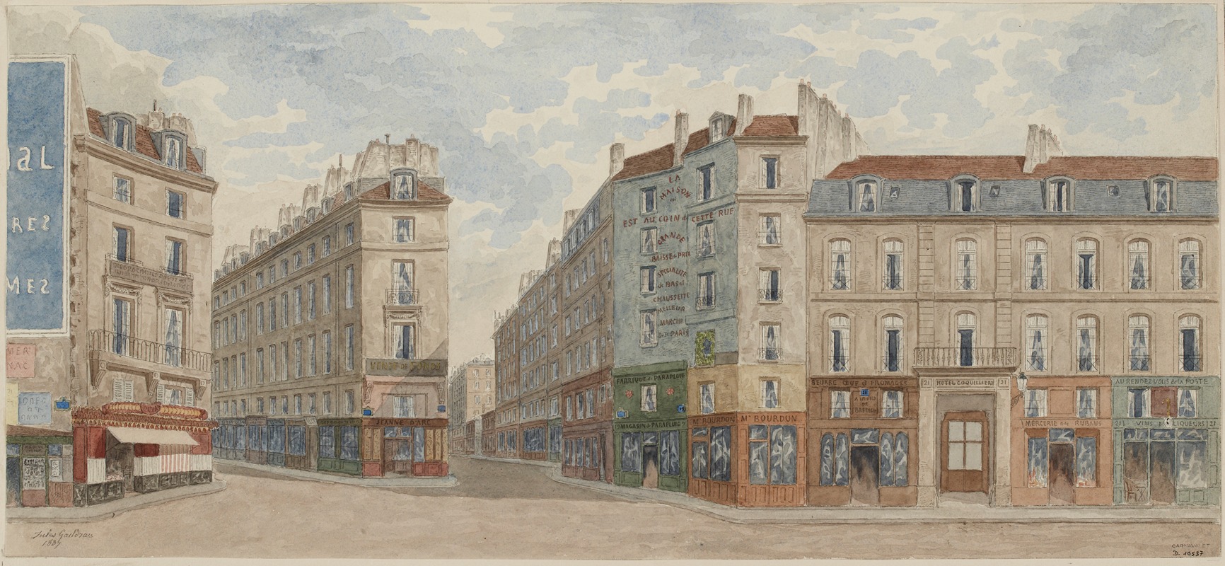 Jules Gaildrau - Numéros 15 à 21 rue Coquillière, 1er arrondissement