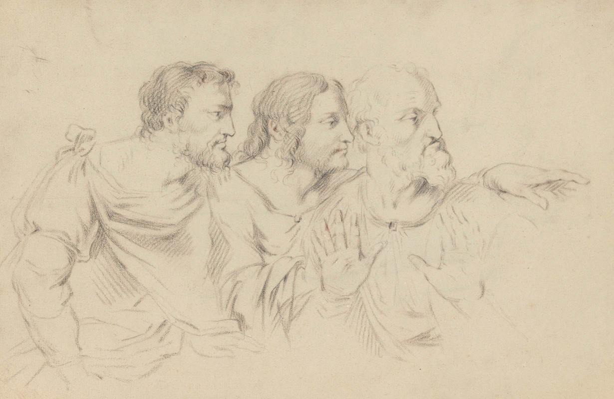 Jean Antoine Verschaeren - The Apostles Bartholomew, Jacob the Lesser and Andrew