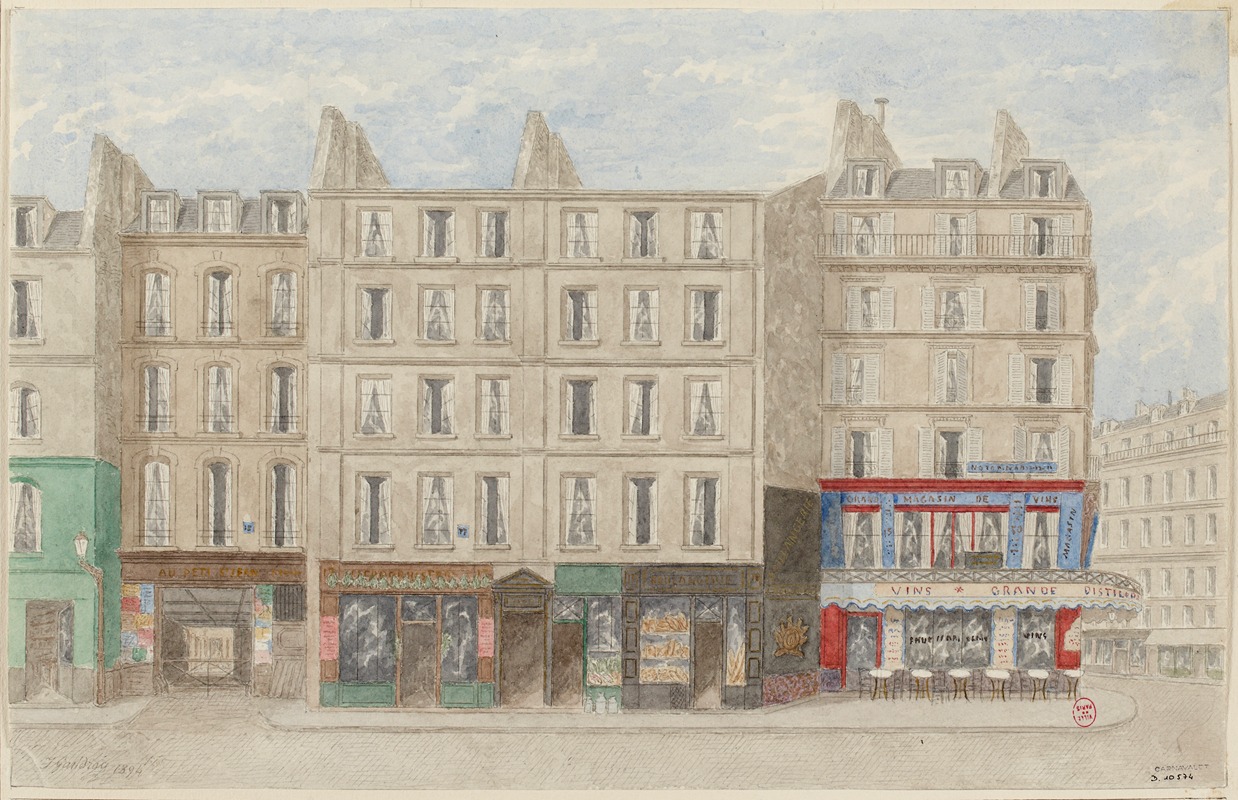 Jules Gaildrau - Rue Beaubourg Nº15 à 19, 4ème arrondissement