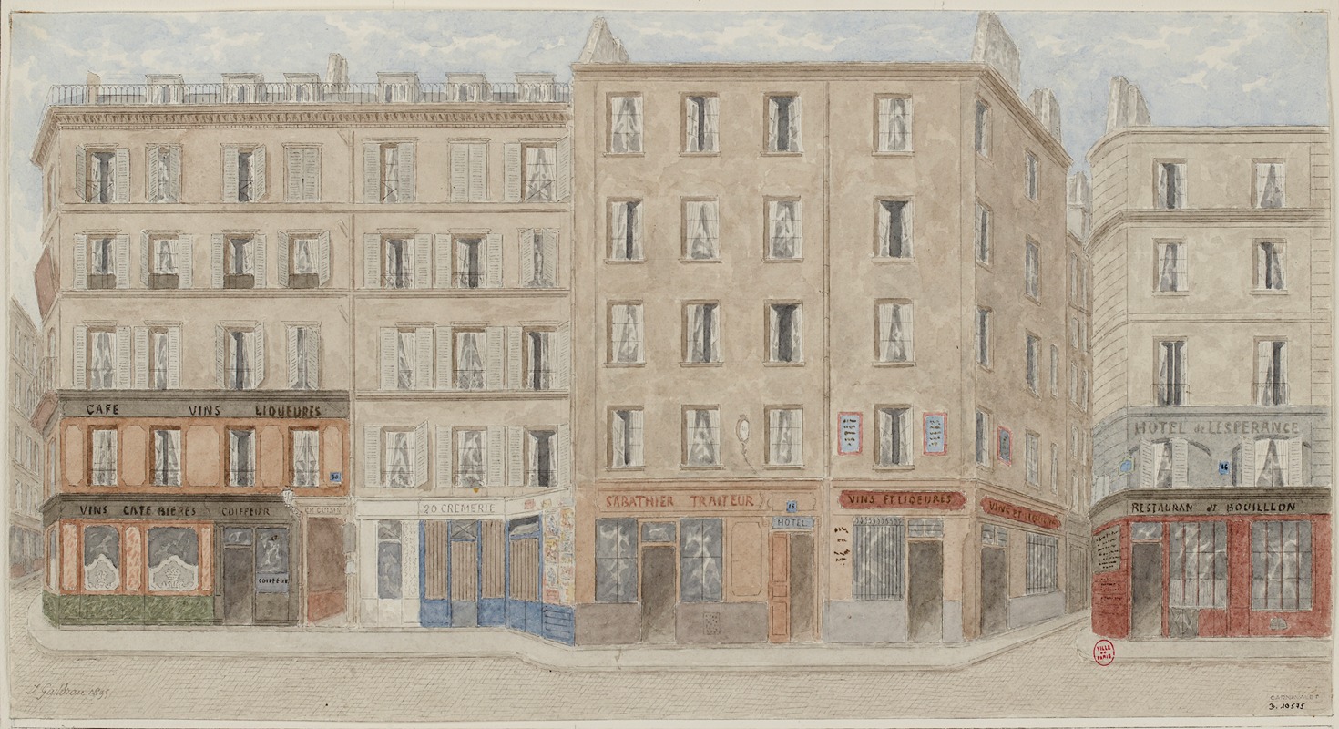 Jules Gaildrau - Rue Beaubourg Nº16 à 20, 4ème arrondissement