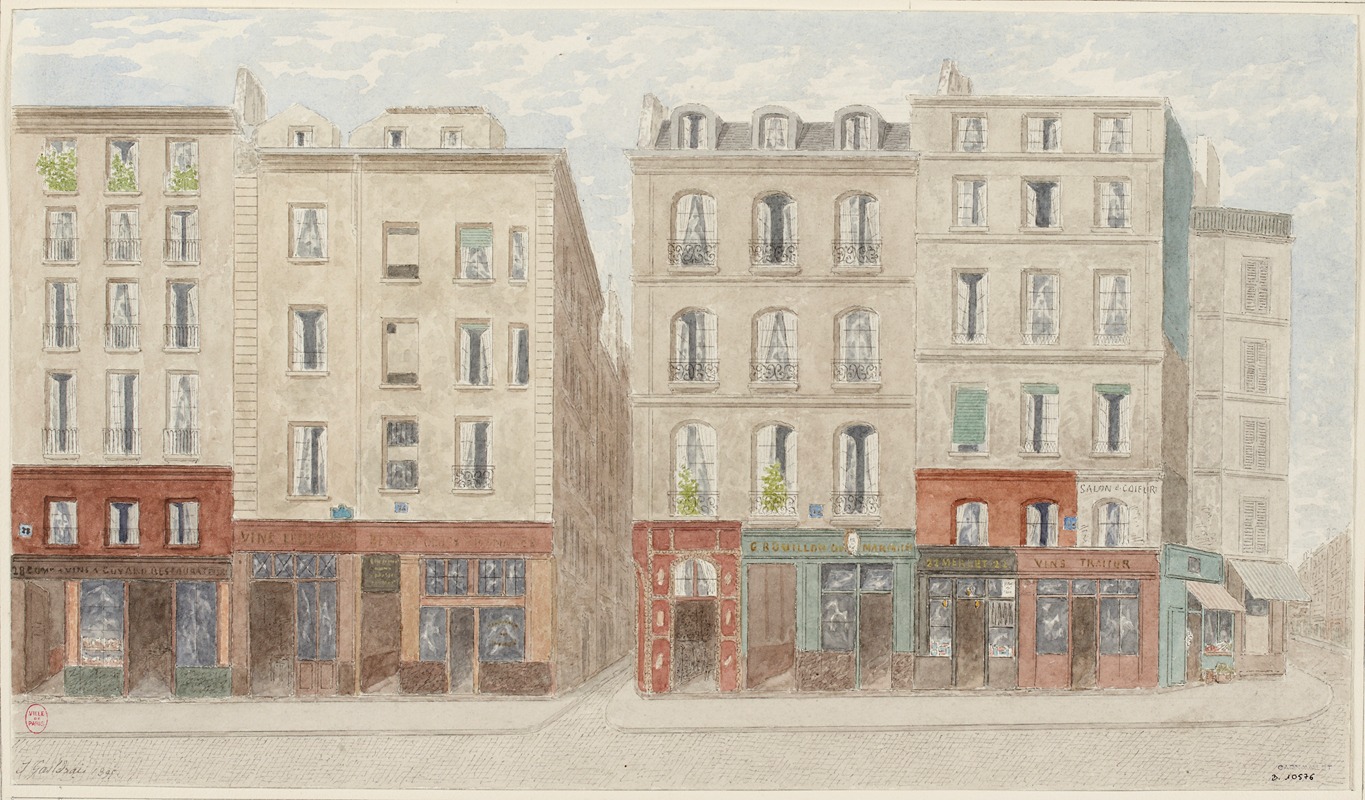 Jules Gaildrau - Rue Beaubourg Nº22 à 28, 3ème arrondissement