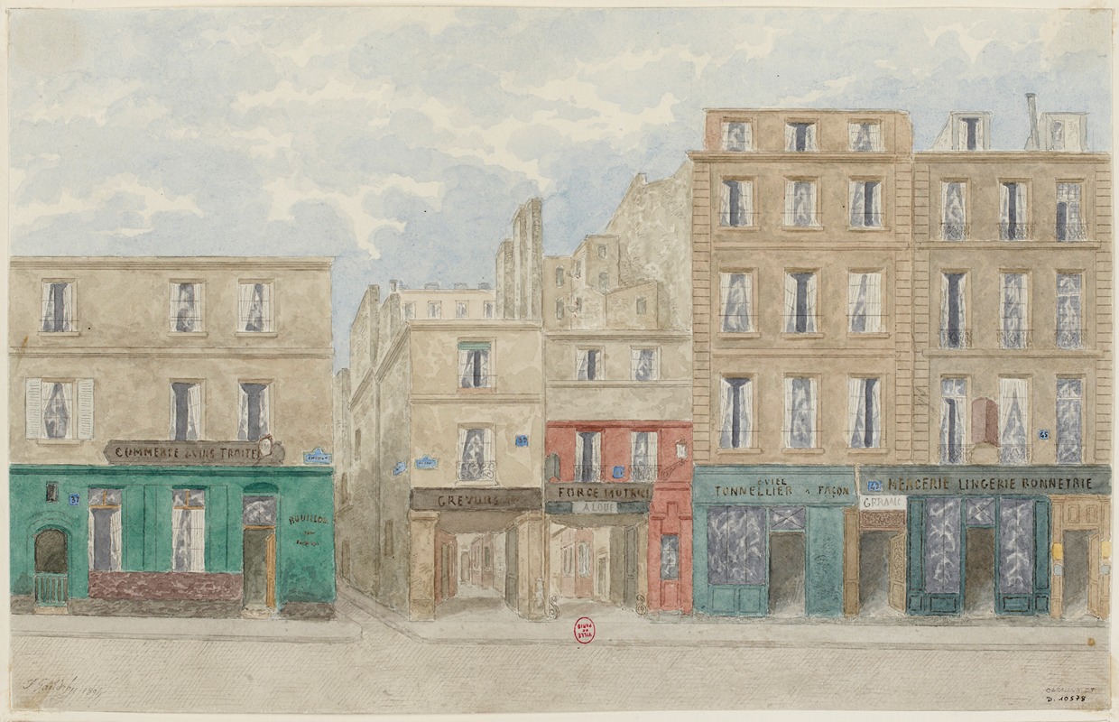 Jules Gaildrau - Rue Beaubourg Nº37 à 45, 3ème arrondissement