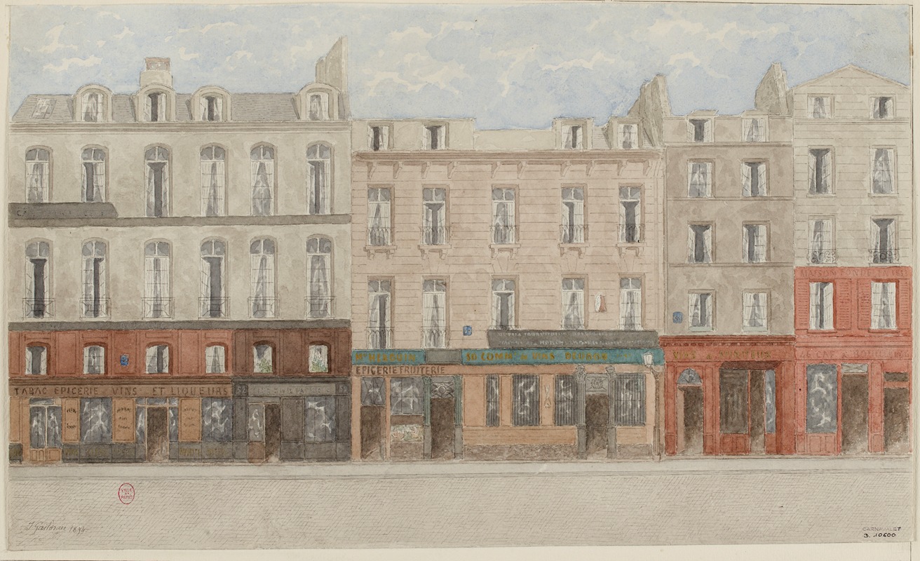 Jules Gaildrau - Rue Beaubourg nº46 à 52, 3ème arrondissement