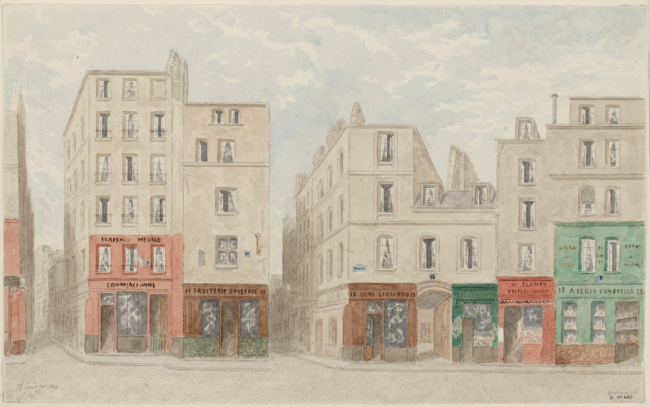 Jules Gaildrau - Rue Beaubourg nº9 à 13, 4ème arrondissement