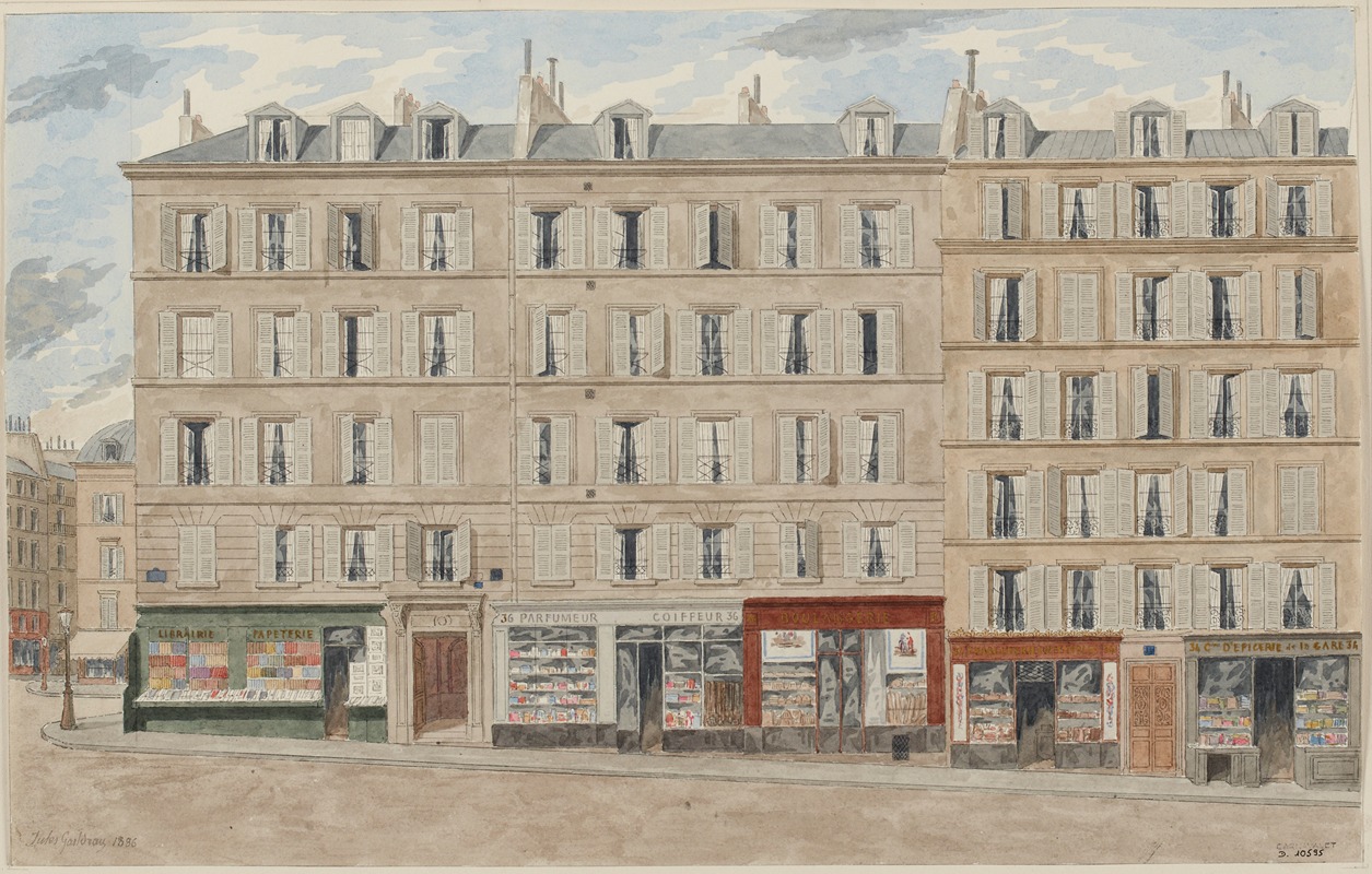 Jules Gaildrau - Rue d’Amsterdam nº34 et 36, 9ème arrondissement