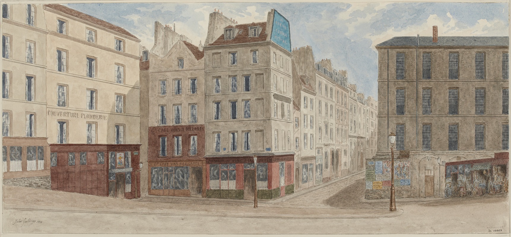 Jules Gaildrau - Rue de la Bûcherie Nº21 à 25, 5ème arrondissement