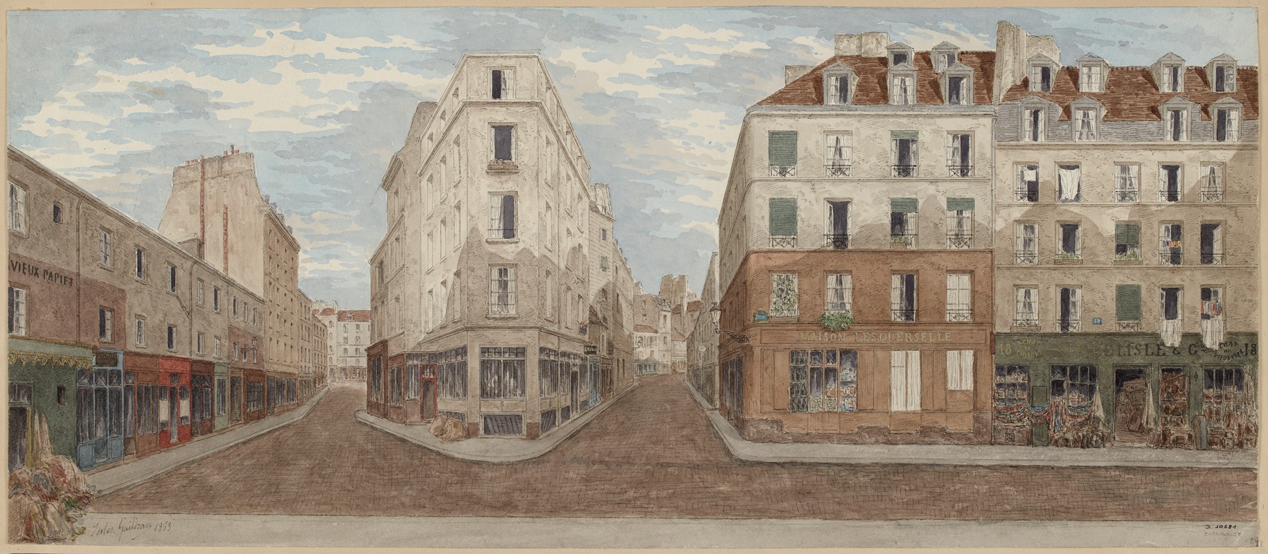 Jules Gaildrau - Rue des Filles-Dieu Nº18 (actuelle rue d’Alexandrie depuis 1897), 2ème arrondissement