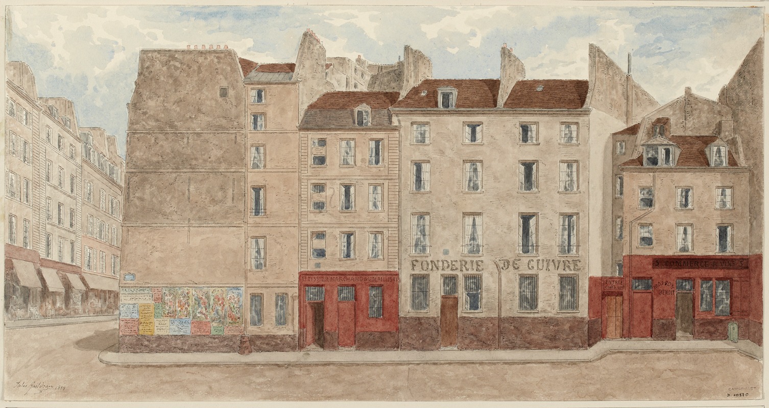 Jules Gaildrau - Rue des Trois-Portes, Nº1 à 5, 5ème arrondissement