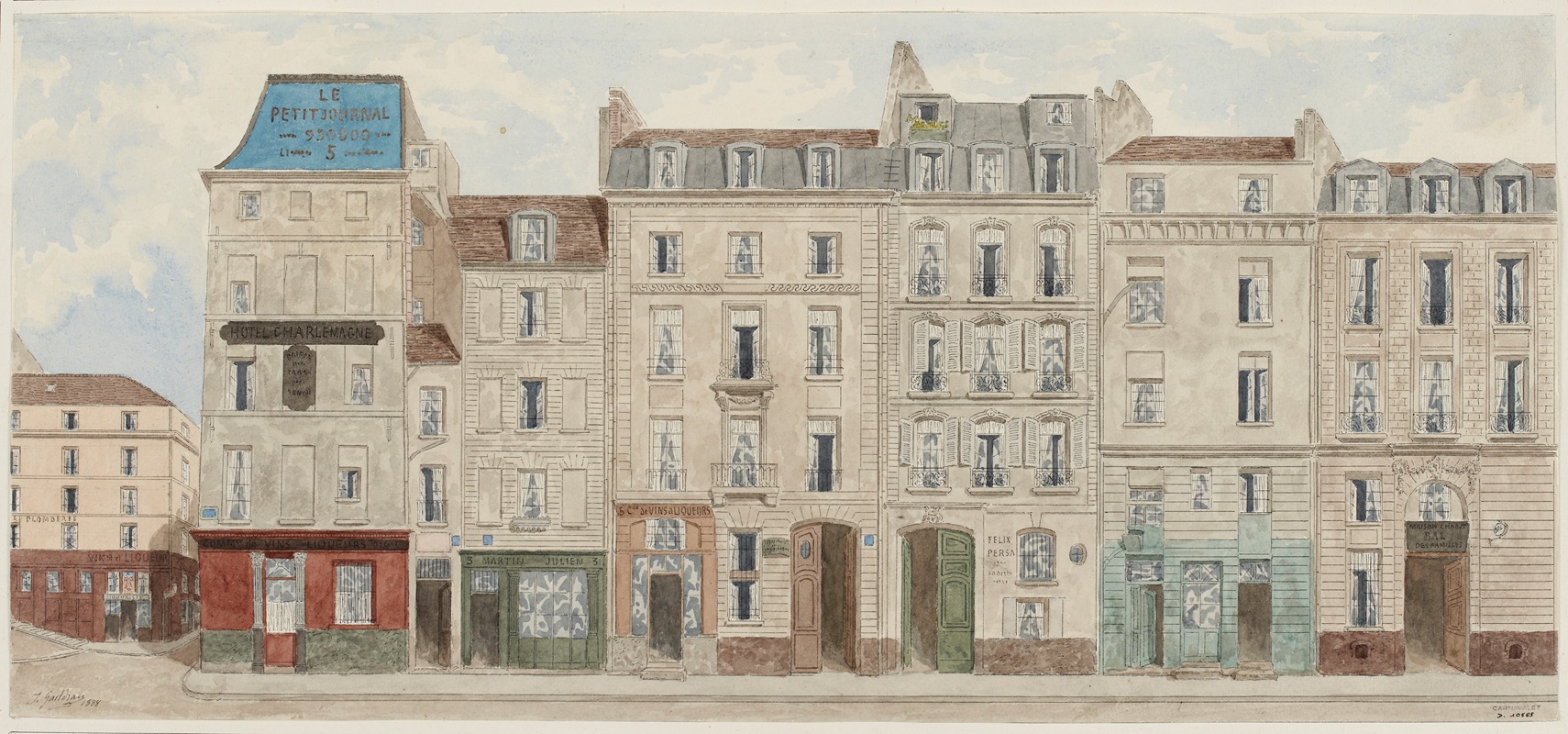 Jules Gaildrau - Rue du Fouarre Nº1 à 11, 5ème arrondissement