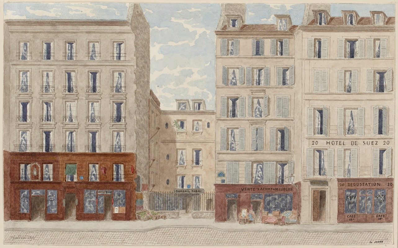 Jules Gaildrau - Rue du Four Nº20 à 26, 6ème arrondissement