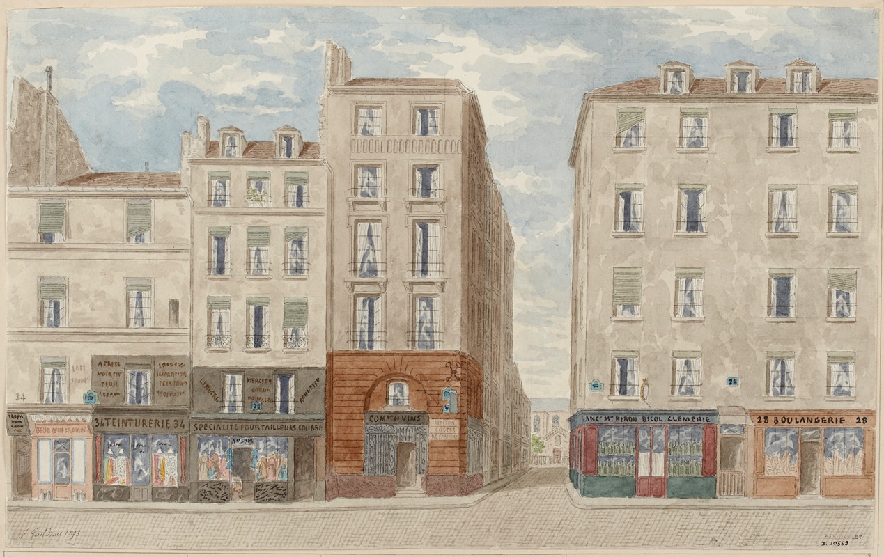 Jules Gaildrau - Rue du Four Nº28 à 34, 6ème arrondissement