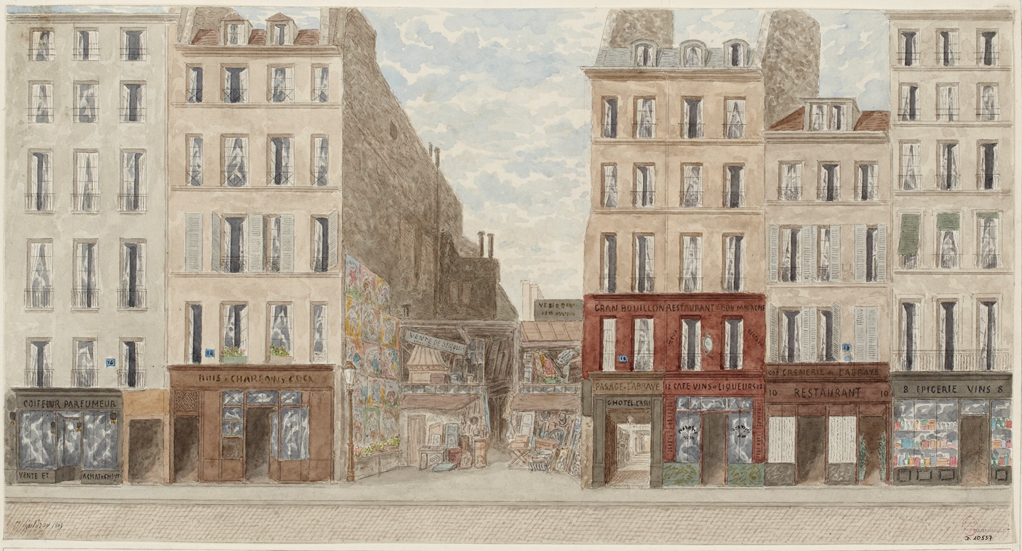 Jules Gaildrau - Rue du Four Nº8 à 16, 6ème arrondissement