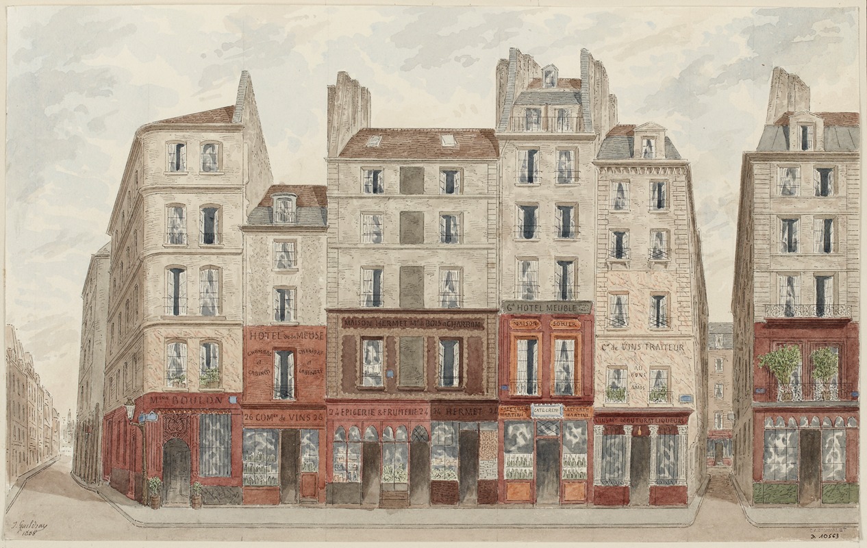 Jules Gaildrau - Rue Galande Nº18 à 28, 5ème arrondissement