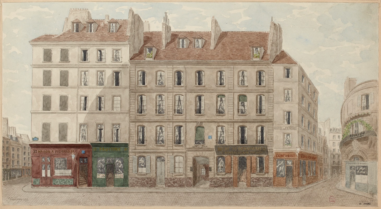 Jules Gaildrau - Rue Thévenot nº28 à 32 (actuelle rue Réaumur), 3ème arrondissement